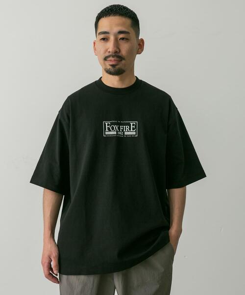 Foxfire（フォックスファイヤー）の「『別注』Foxfire×DOORS　胸ロゴプリントTシャツ（Tシャツ/カットソー・メンズ・ブラック/ホワイト・MEDIUM/LARGE）」の9枚目の写真
