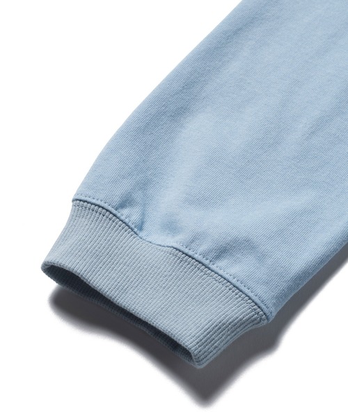 FIRST DOWN（ファーストダウン）の「ロゴ コットンジャージー ロングスリーブ Tシャツ（Tシャツ/カットソー・メンズ・ブラック/杢グレー/ホワイト/サックスブルー・M/L/XL）」の20枚目の写真