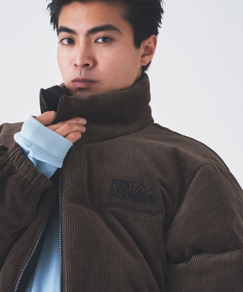 FIRST DOWN（ファーストダウン）の「ロゴ コットンジャージー ロングスリーブ Tシャツ（Tシャツ/カットソー・メンズ・ブラック/杢グレー/ホワイト/サックスブルー・M/L/XL）」の13枚目の写真