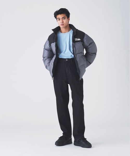 FIRST DOWN（ファーストダウン）の「ロゴ コットンジャージー ロングスリーブ Tシャツ（Tシャツ/カットソー・メンズ・ブラック/杢グレー/ホワイト/サックスブルー・M/L/XL）」の12枚目の写真