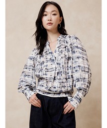 BANANA REPUBLIC FACTORY STORE | BANANA REPUBLIC FACTORY STORE クレープボリュームスリーブブラウス(シャツ/ブラウス)