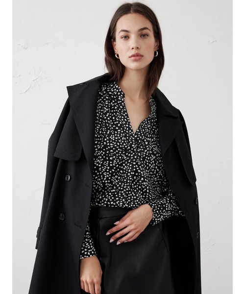 ブラウス シャツ BANANA REPUBLIC FACTORY STORE　　クレープボリュームスリーブブラウス レディース セール】BANANA REPUBLIC FACTORY STORE クレープボリューム