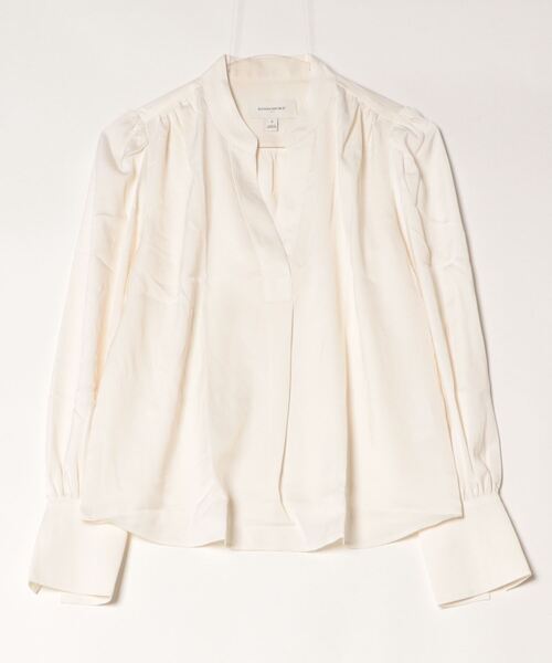 BANANA REPUBLIC FACTORY STORE(バナナリパブリック ファクトリーストア)の「BANANA REPUBLIC FACTORY STORE クレープボリュームスリーブブラウス(シャツ/ブラウス・レディース・ピンク系その他/マルチ/ブルー系その他/ブルー/ブラック/ブラウン/ホワイト/その他/ブラック系その他・L/M/S/XS)」の10枚目の写真