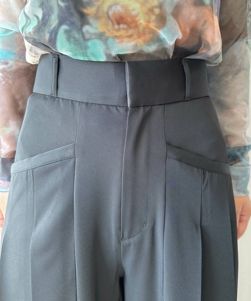 HARE（ハレ）の「プリーツワイドパンツ(HARE)（その他パンツ・レディース・ボルドー/ブラック系その他/ブルー系その他・FREE）」の14枚目の写真