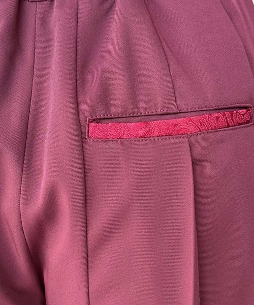 HARE（ハレ）の「プリーツワイドパンツ(HARE)（その他パンツ・レディース・ボルドー/ブラック系その他/ブルー系その他・FREE）」の18枚目の写真