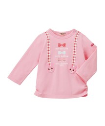HOT BISCUITS（ホットビスケッツ）の「サスペンダープリント長袖Ｔシャツ（Tシャツ/カットソー・キッズ）」