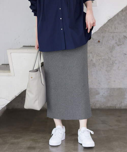 【セール】コットンリブスカート(スカート)|SLOBE IENA(スローブイエナ) 【セール】コットンリブスカート(スカート)|SLOBE IENA(スローブイエナ)