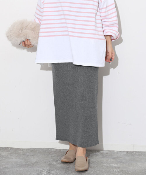 【セール】コットンリブスカート(スカート)|SLOBE IENA(スローブイエナ) 【セール】コットンリブスカート(スカート)|SLOBE IENA(スローブイエナ)