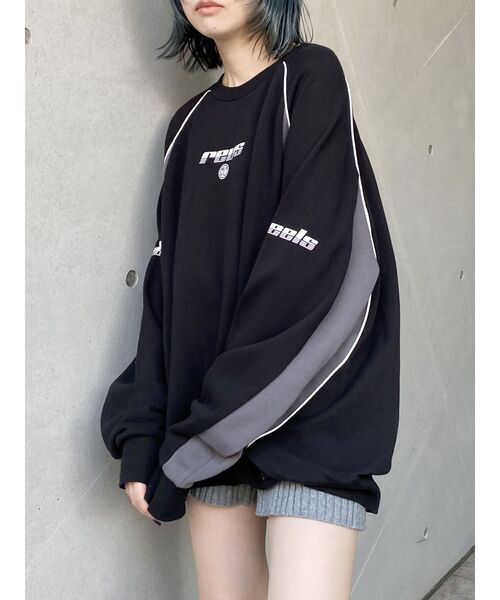 MURUA（ムルーア）の「リブニットキュロット【ショートパンツ】（その他パンツ・レディース・ブラック/グレー/モカ・FREE）」の6枚目の写真