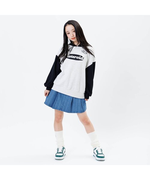 algy(アルジー)の「ローカットコートスニーカー(スニーカー・キッズ・グリーン/サックスブルー/オフホワイト/シルバー/インディゴブルー/ピンク・21/23/24/22/20)」の7枚目の写真