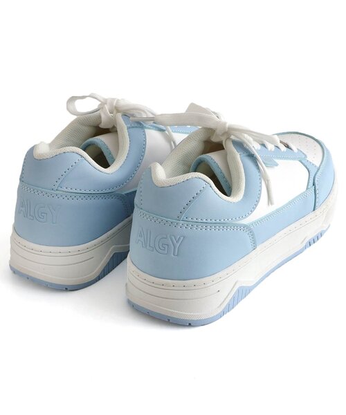 algy(アルジー)の「ローカットコートスニーカー(スニーカー・キッズ・グリーン/サックスブルー/オフホワイト/シルバー/インディゴブルー/ピンク・21/23/24/22/20)」の16枚目の写真