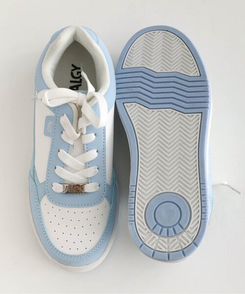 algy(アルジー)の「ローカットコートスニーカー(スニーカー・キッズ・グリーン/サックスブルー/オフホワイト/シルバー/インディゴブルー/ピンク・21/23/24/22/20)」の21枚目の写真