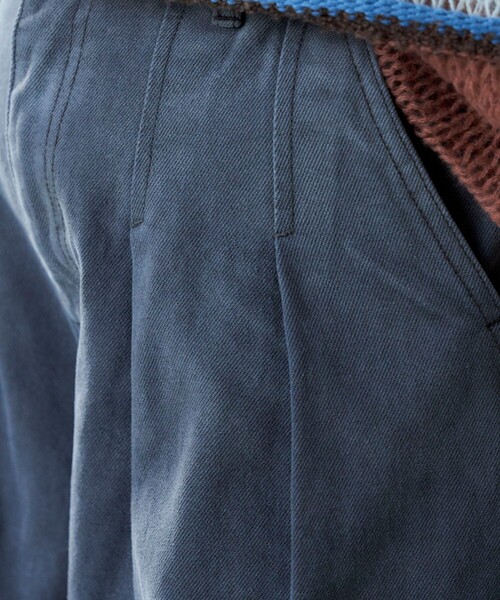 FREAK'S STORE（フリークスストア）の「CIMARRON JEANS × FREAK'S STORE/シマロン 別注 スーパーワイドデニム（デニムパンツ・レディース・ネイビー/ブラック・MEDIUM/SMALL）」の9枚目の写真
