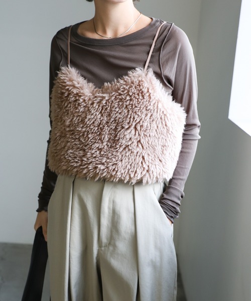 美品　MOGA モガ　シープファーベスト MOGA シープファーベスト