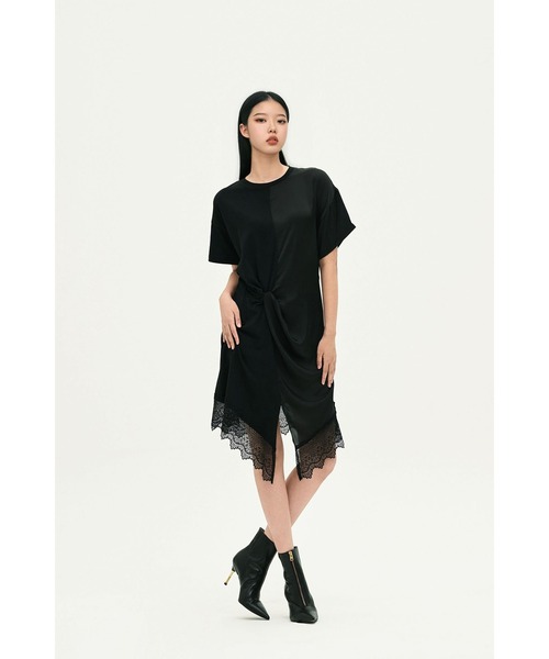 ★ALLSAINTS オールセインツ ラッチドレス★ ALLSAINTS（オールセインツ）の「JASMINE SILK BLEND LACE MAXI