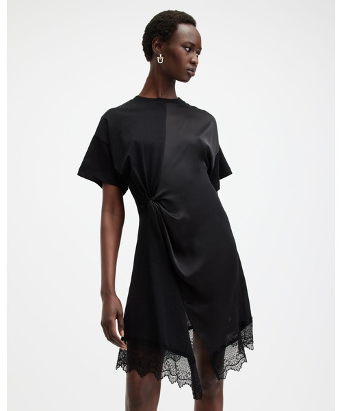 セール】LANA LACE TRIM MINI T-SHIRT DRESS | LANA レース
