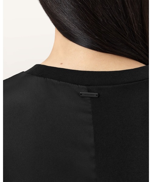 ALLSAINTS(オールセインツ)の「LANA LACE TRIM MINI T-SHIRT DRESS | LANA レース トリム ミニ Tシャツ ドレス・ワンピース(ワンピース・レディース・ブラック・6/8/10/4)」の12枚目の写真