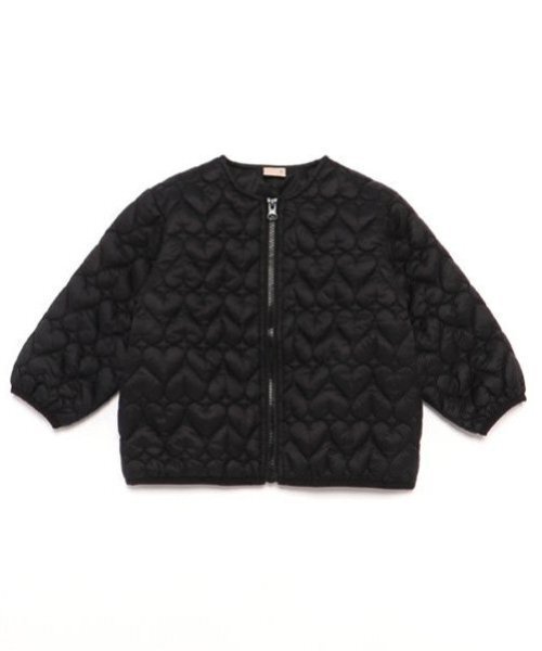 petit main(プティマイン)の「【リンク】アソートキルティングジャケット(キッズ)(ノーカラージャケット・キッズ・ライトピンク/ライトブルー/ブラック/レッド・80cm/90cm/100cm/110cm/120cm/130cm)」の2枚目の写真