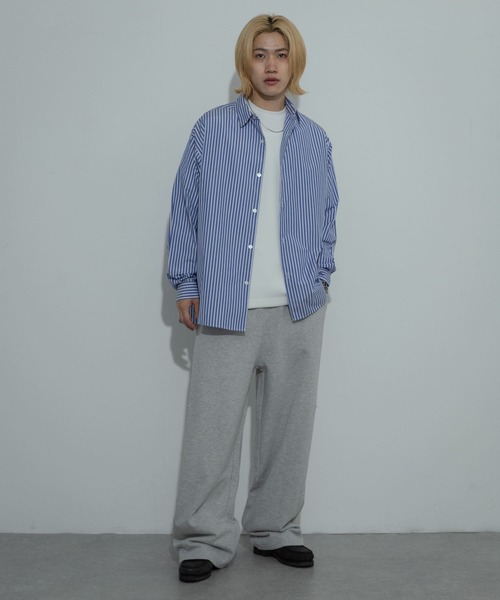 SENSE OF PLACE by URBAN RESEARCH（センスオブプレイスバイアーバンリサーチ）の「サイドスナップスウェットパンツ（その他パンツ・メンズ・ピンク/チャコールグレー/グレー・MEDIUM/LARGE）」の8枚目の写真