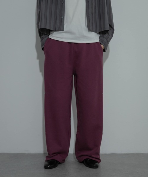 SENSE OF PLACE by URBAN RESEARCH（センスオブプレイスバイアーバンリサーチ）の「サイドスナップスウェットパンツ（その他パンツ・メンズ・ピンク/チャコールグレー/グレー・MEDIUM/LARGE）」の3枚目の写真