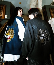 【TASTE by Knit】Knit embroidery sukajan