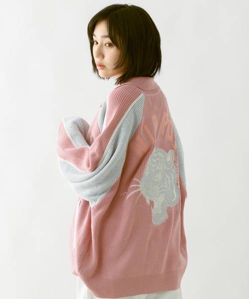 【TASTE by Knit】Knit embroidery sukajan TASTE by Knit】Knit embroidery sukajan（スカジャン）｜TASTE