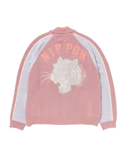 【TASTE by Knit】Knit embroidery sukajan TASTE by Knit（テイストバイニット）の「【TASTE by Knit】Knit