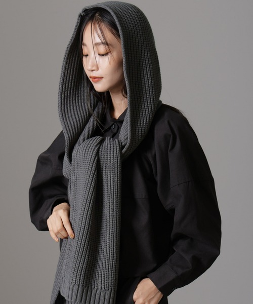 セール】フードマフラー（マフラー）｜NANO universe（ナノユニバース