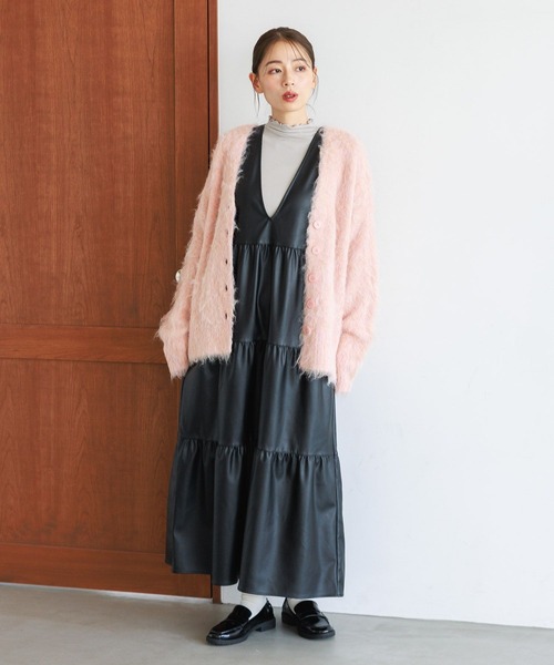 LAKOLE(ラコレ)の「FLティアードワンピース / 148921(ワンピース・レディース・ブラック/モカ・SMALL/MEDIUM)」の3枚目の写真