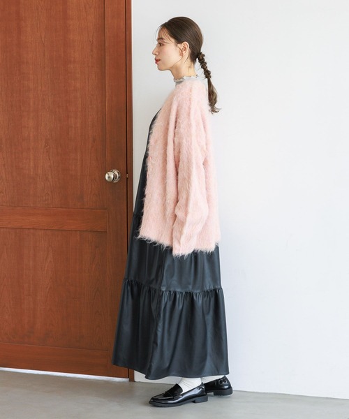 LAKOLE(ラコレ)の「FLティアードワンピース / 148921(ワンピース・レディース・ブラック/モカ・SMALL/MEDIUM)」の4枚目の写真