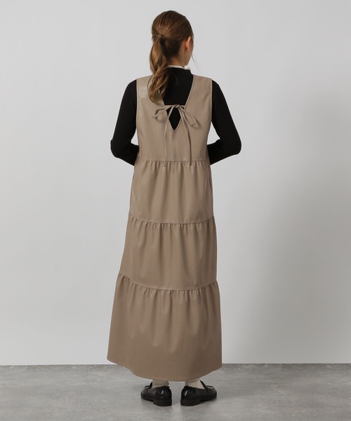 LAKOLE(ラコレ)の「FLティアードワンピース / 148921(ワンピース・レディース・ブラック/モカ・SMALL/MEDIUM)」の13枚目の写真