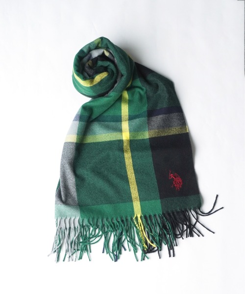 U.S. POLO ASSN.（ユーエスポロアッスン）の「【U.S. POLO ASSN.】 ユーエスポロアッスン　ロゴ刺繍マフラー　USPA-2015/2016（マフラー・レディース・ブラック/ミント/オレンジ/ベージュ/ネイビー/オフホワイト/ブルー/チャコールグレー/ホワイト/ライトグレー/ピンク/ワインレッド/ブラック系その他/その他4/その他7/その他1/その他2/その他3/その他5/グレー系その他/その他6・FREE）」の20枚目の写真