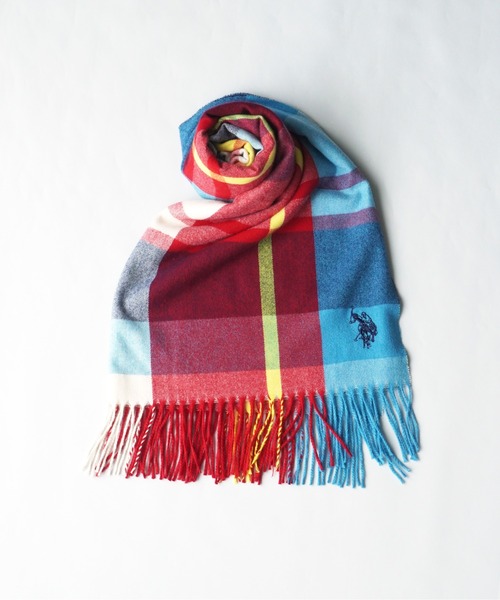 U.S. POLO ASSN.（ユーエスポロアッスン）の「【U.S. POLO ASSN.】 ユーエスポロアッスン　ロゴ刺繍マフラー　USPA-2015/2016（マフラー・レディース・ブラック/ミント/オレンジ/ベージュ/ネイビー/オフホワイト/ブルー/チャコールグレー/ホワイト/ライトグレー/ピンク/ワインレッド/ブラック系その他/その他4/その他7/その他1/その他2/その他3/その他5/グレー系その他/その他6・FREE）」の21枚目の写真