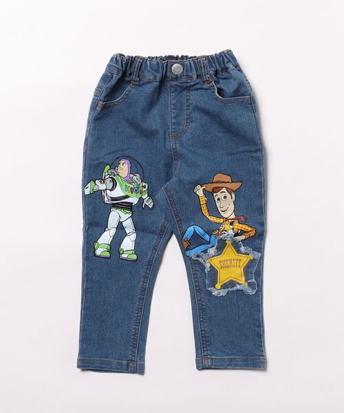 Disney(ディズニー)の「ディズニー TOY・STORY トイストーリー ストレートデニムロングパンツ 9981K(デニムパンツ・キッズ・ライトインディゴブルー・90cm/100cm/110cm/120cm/130cm/140cm)」の2枚目の写真