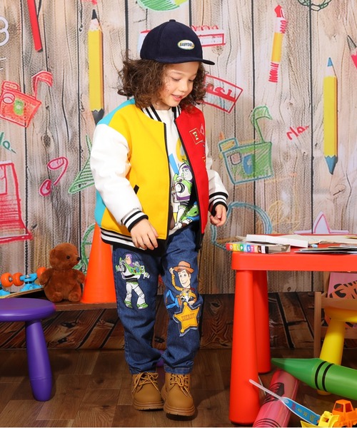 Disney(ディズニー)の「ディズニー TOY・STORY トイストーリー ストレートデニムロングパンツ 9981K(デニムパンツ・キッズ・ライトインディゴブルー・90cm/100cm/110cm/120cm/130cm/140cm)」の7枚目の写真
