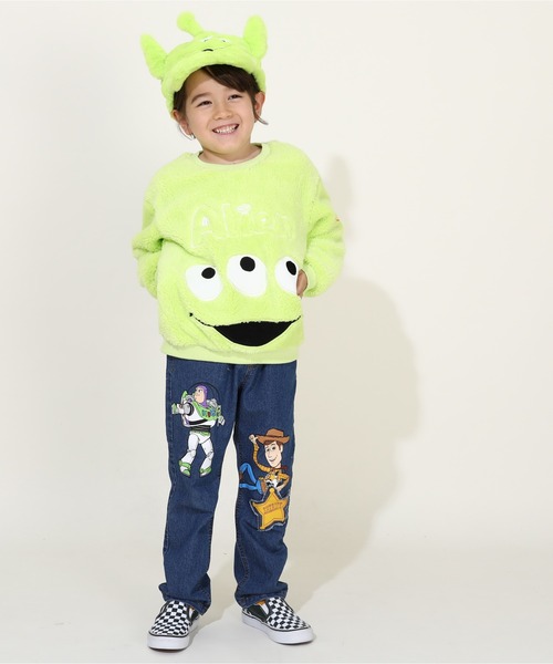 Disney(ディズニー)の「ディズニー TOY・STORY トイストーリー ストレートデニムロングパンツ 9981K(デニムパンツ・キッズ・ライトインディゴブルー・90cm/100cm/110cm/120cm/130cm/140cm)」の9枚目の写真