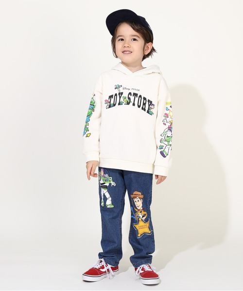 Disney(ディズニー)の「ディズニー TOY・STORY トイストーリー ストレートデニムロングパンツ 9981K(デニムパンツ・キッズ・ライトインディゴブルー・90cm/100cm/110cm/120cm/130cm/140cm)」の13枚目の写真