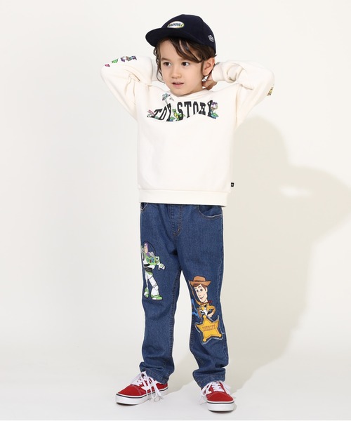 Disney(ディズニー)の「ディズニー TOY・STORY トイストーリー ストレートデニムロングパンツ 9981K(デニムパンツ・キッズ・ライトインディゴブルー・90cm/100cm/110cm/120cm/130cm/140cm)」の14枚目の写真