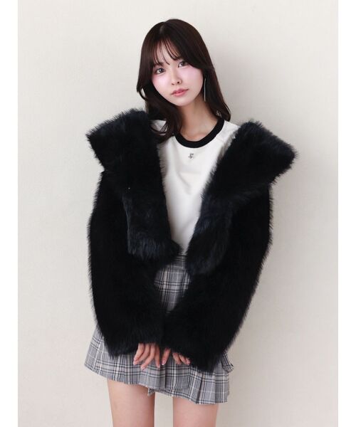 EATME(イートミー)の「ラグランスリーブロゴプリントTOP(Tシャツ/カットソー・レディース・ブラック/アイボリー・FREE)」の20枚目の写真