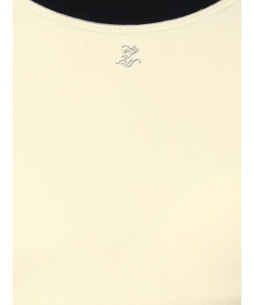EATME(イートミー)の「ラグランスリーブロゴプリントTOP(Tシャツ/カットソー・レディース・ブラック/アイボリー・FREE)」の4枚目の写真