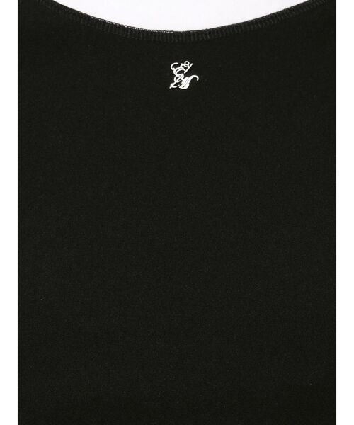 EATME(イートミー)の「ラグランスリーブロゴプリントTOP(Tシャツ/カットソー・レディース・ブラック/アイボリー・FREE)」の5枚目の写真