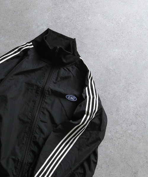 セール】【CHIKABA SAUNA CLUB】 サイドライン ナイロン トラック