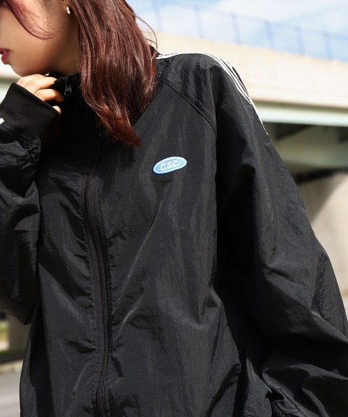 CHIKABA SAUNA CLUB】 サイドライン ナイロン トラック