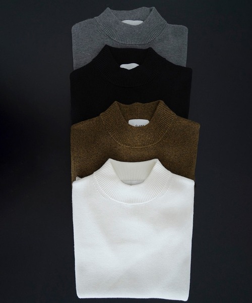 CLANE(クラネ)の「H/N RIB KNIT TOPS(ニット/セーター・レディース・ホワイト/グレー/ブラック/その他・1/2)」の2枚目の写真