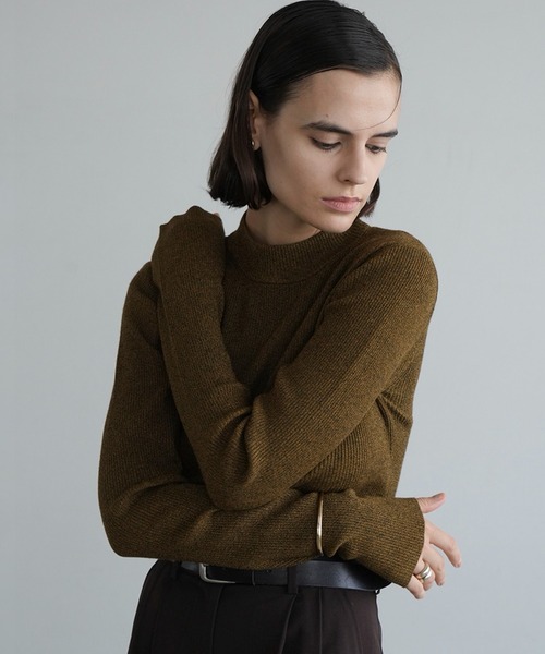 CLANE(クラネ)の「H/N RIB KNIT TOPS(ニット/セーター・レディース・ホワイト/グレー/ブラック/その他・1/2)」の4枚目の写真