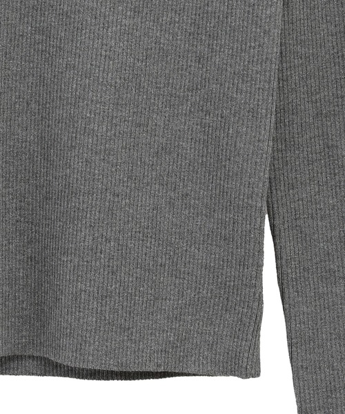 CLANE(クラネ)の「H/N RIB KNIT TOPS(ニット/セーター・レディース・ホワイト/グレー/ブラック/その他・1/2)」の9枚目の写真
