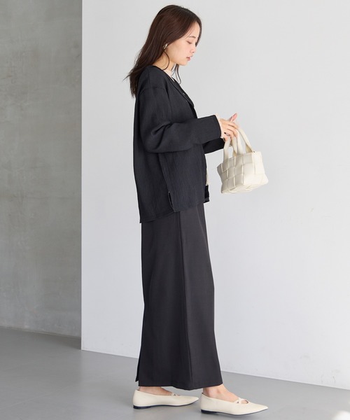 LAVEANGE(ラビアンジェ)の「【洗える】シアーブラウスカーデ(シャツ/ブラウス・レディース・レッド/ブラック/オフホワイト・M/LL/3L/4L/5L)」の22枚目の写真