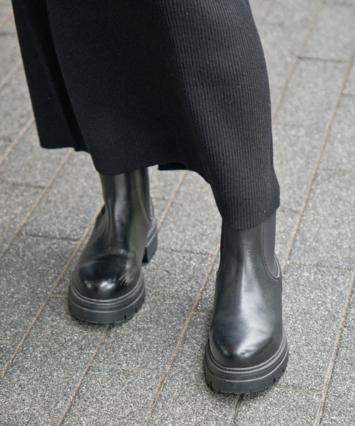 Spick & Span(スピックアンドスパン)の「《追加》REMME / レメ サイドゴアブーツ ZH-1104-PR(ブーツ・レディース・ブラック・38/36/37)」の4枚目の写真