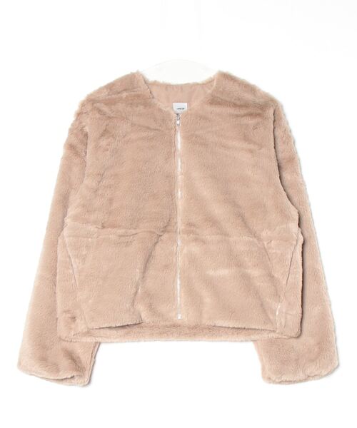 UGG ベージュ ジップアップジャケット