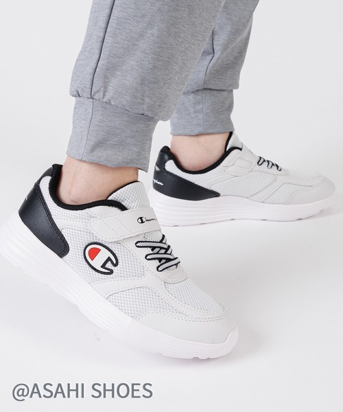 Champion（チャンピオン）の「Champion/チャンピオン スニーカー(CPN J301)（スニーカー・キッズ・ブラック/ネイビー/ホワイト・22.5cm/26.0cm/25.0cm/19.0cm/24.5cm/23.5cm/20.0cm/22.0cm/21.5cm/24.0cm/23.0cm/25.5cm/21.0cm）」の2枚目の写真